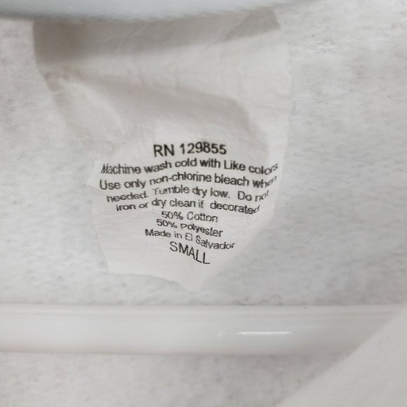 Disney Parks Front Graphic Logo Long Sleeved Hooded Sweatshirt Small - Picture 4 of 10